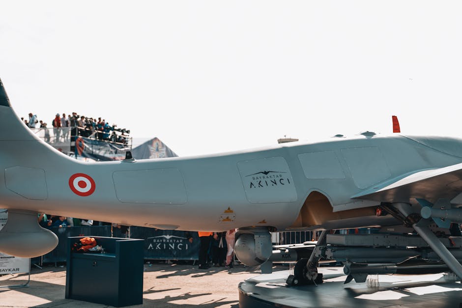 Een militaire drone in actie, gebruikt voor surveillance en verkenning tijdens operaties.